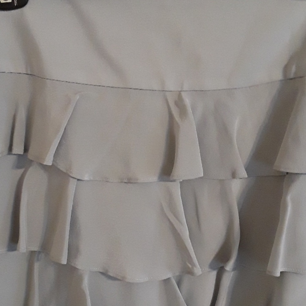 NWT Talbots Silk Tiered Ruffle Skirt - Picture 6 of 7